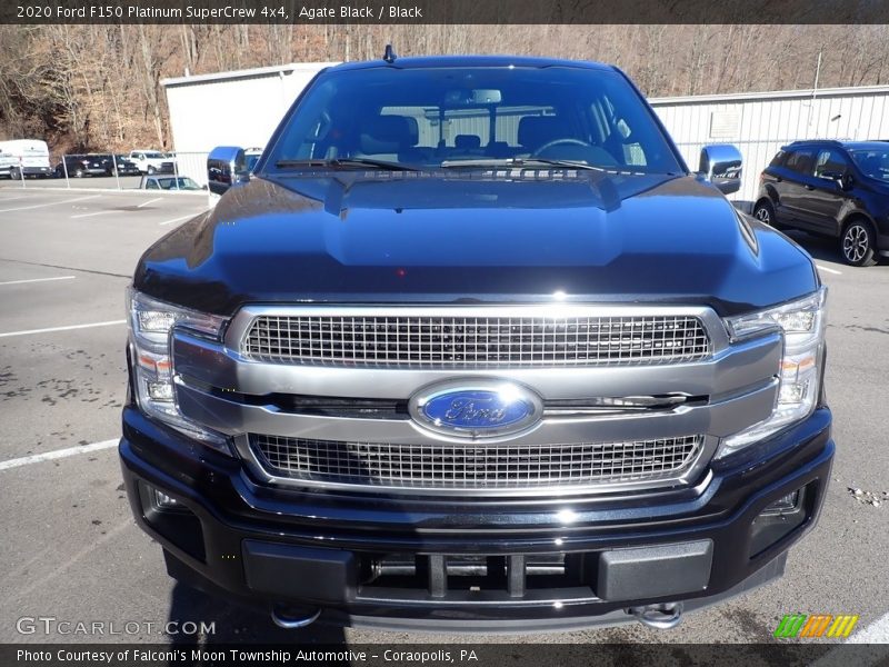 Agate Black / Black 2020 Ford F150 Platinum SuperCrew 4x4