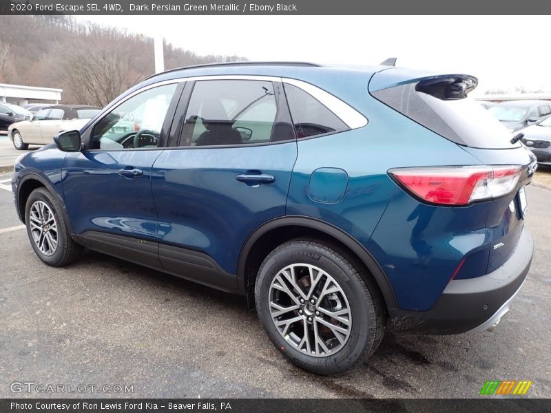 Dark Persian Green Metallic / Ebony Black 2020 Ford Escape SEL 4WD