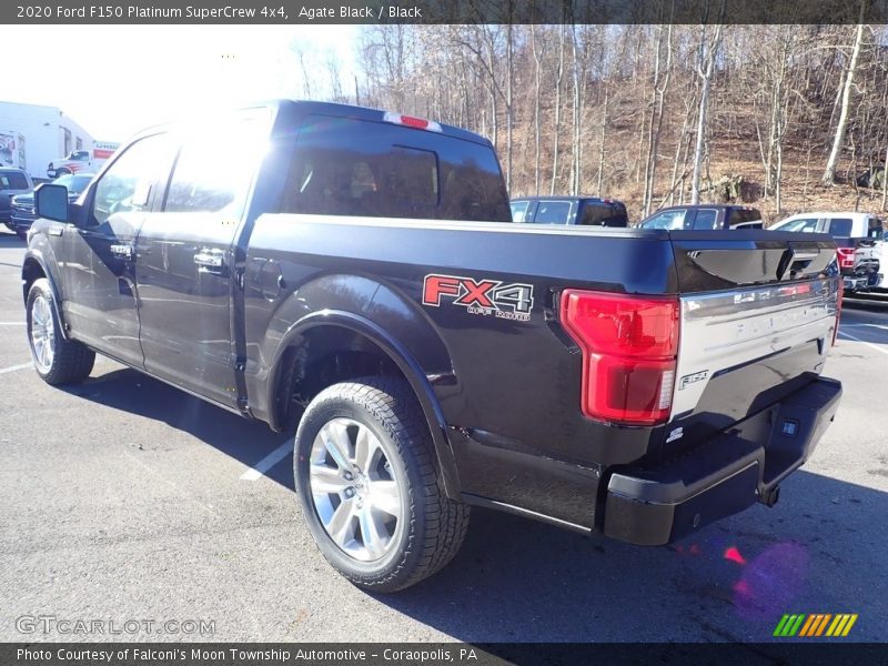Agate Black / Black 2020 Ford F150 Platinum SuperCrew 4x4