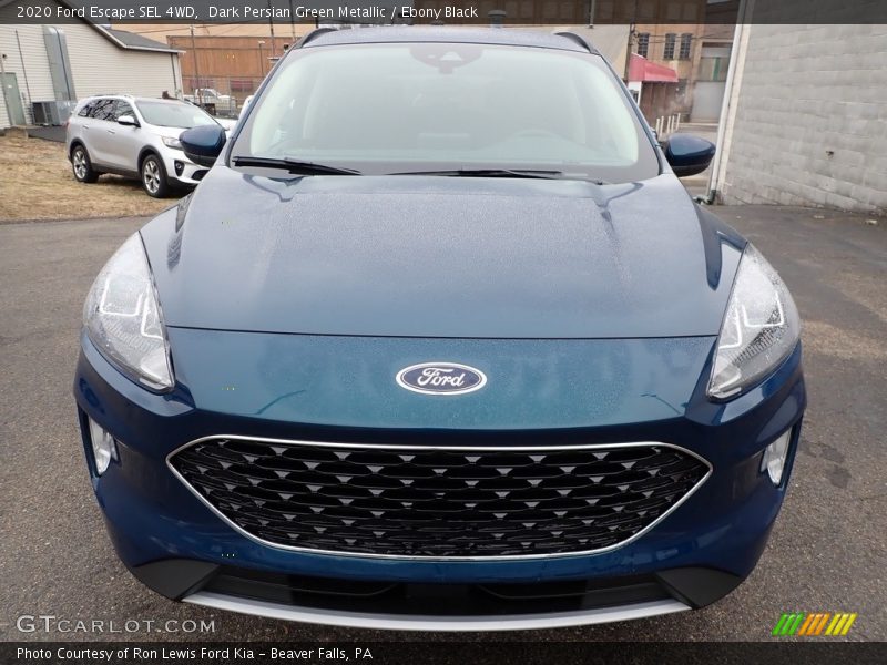 Dark Persian Green Metallic / Ebony Black 2020 Ford Escape SEL 4WD