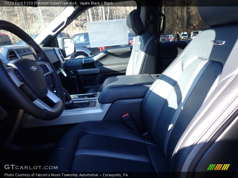 Agate Black / Black 2020 Ford F150 Platinum SuperCrew 4x4