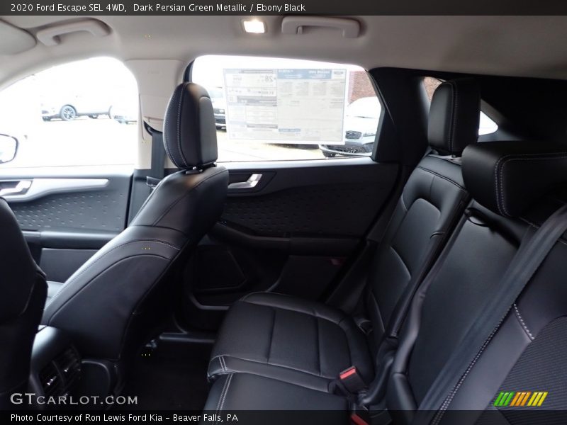 Dark Persian Green Metallic / Ebony Black 2020 Ford Escape SEL 4WD