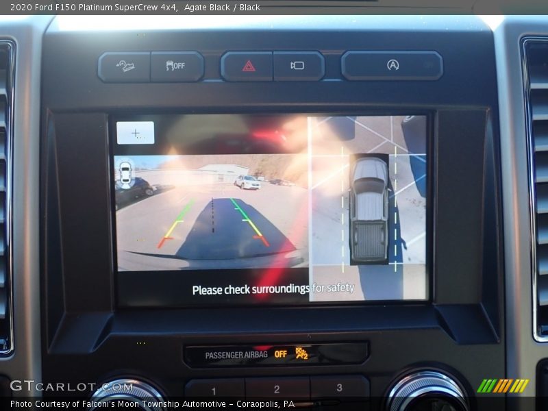 Agate Black / Black 2020 Ford F150 Platinum SuperCrew 4x4