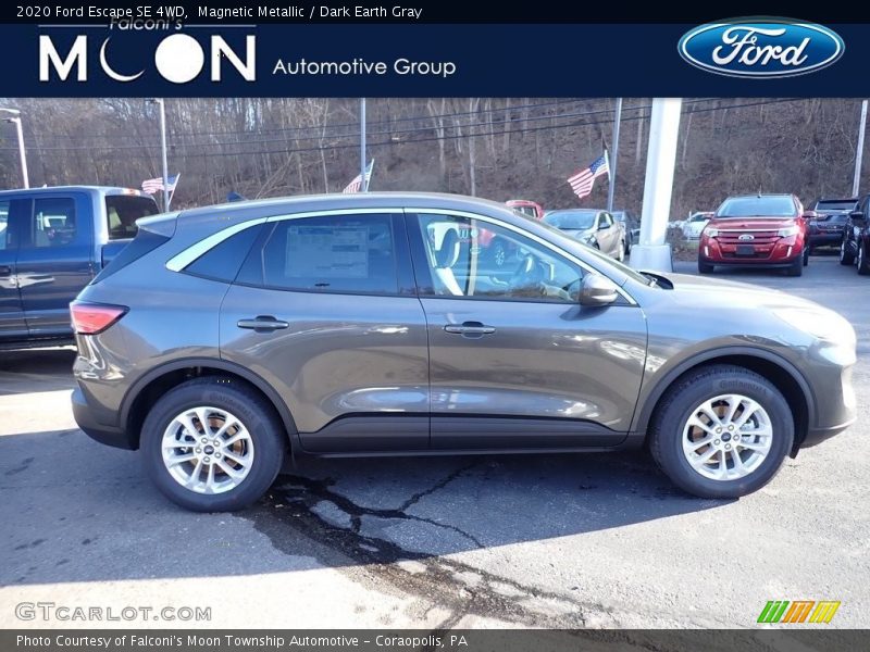 Magnetic Metallic / Dark Earth Gray 2020 Ford Escape SE 4WD