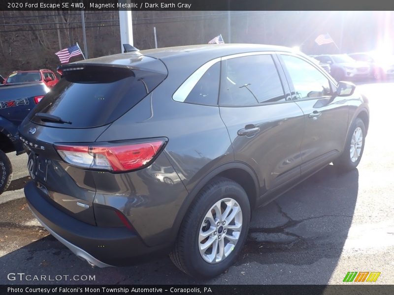 Magnetic Metallic / Dark Earth Gray 2020 Ford Escape SE 4WD