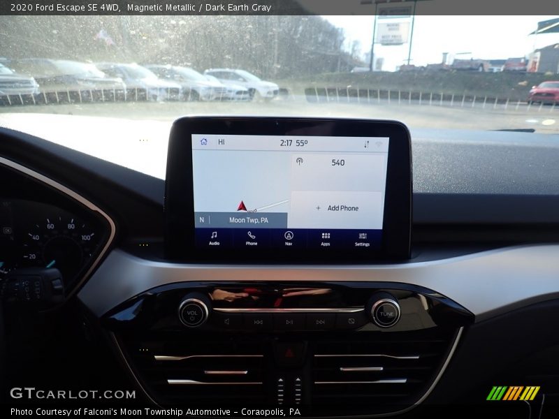 Magnetic Metallic / Dark Earth Gray 2020 Ford Escape SE 4WD