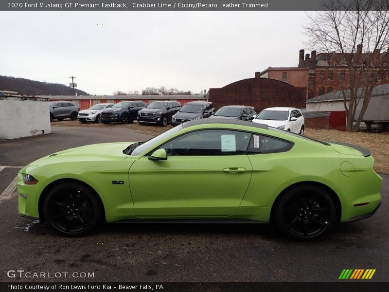  2020 Mustang GT Premium Fastback Grabber Lime
