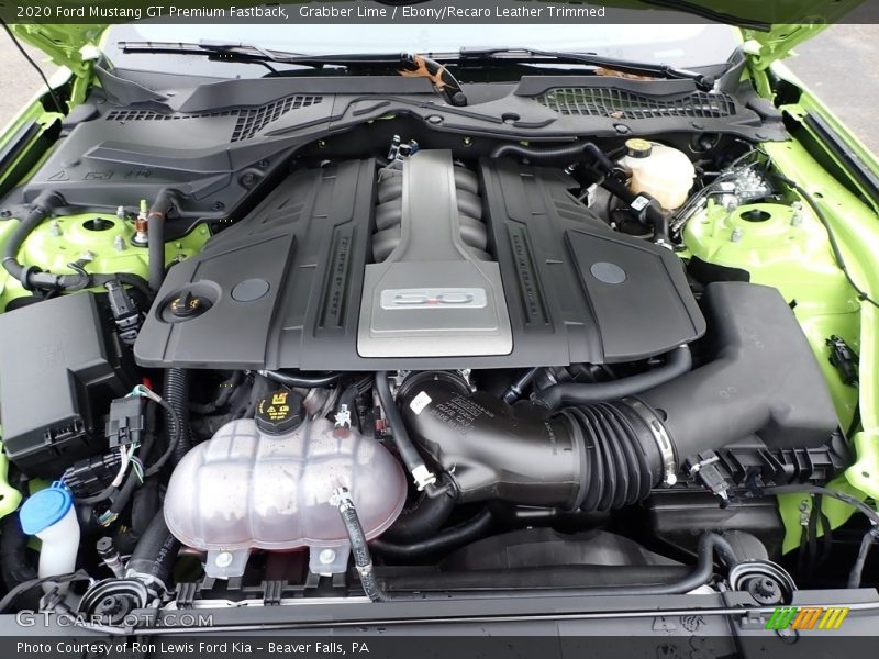  2020 Mustang GT Premium Fastback Engine - 5.0 Liter DOHC 32-Valve Ti-VCT V8