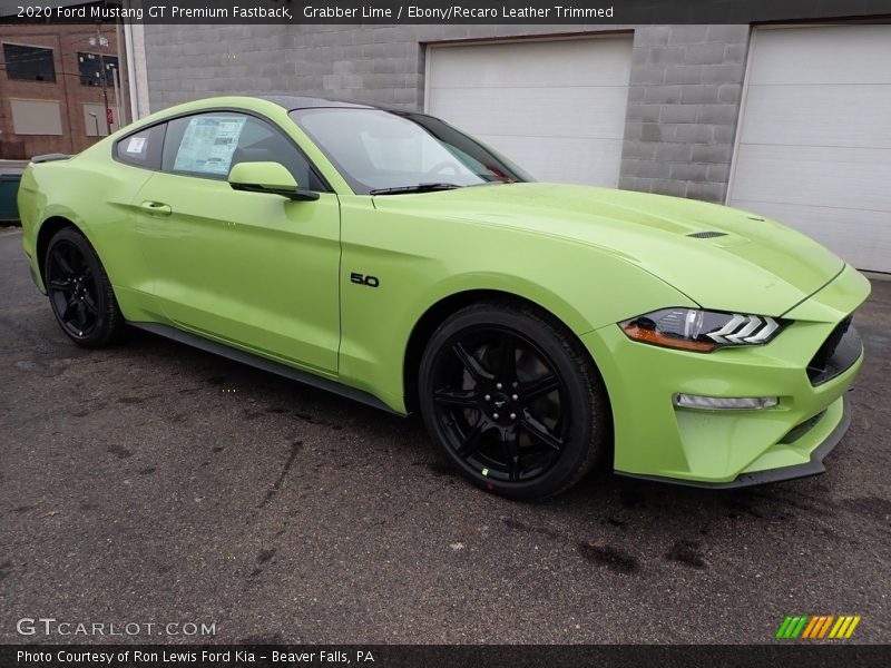  2020 Mustang GT Premium Fastback Grabber Lime