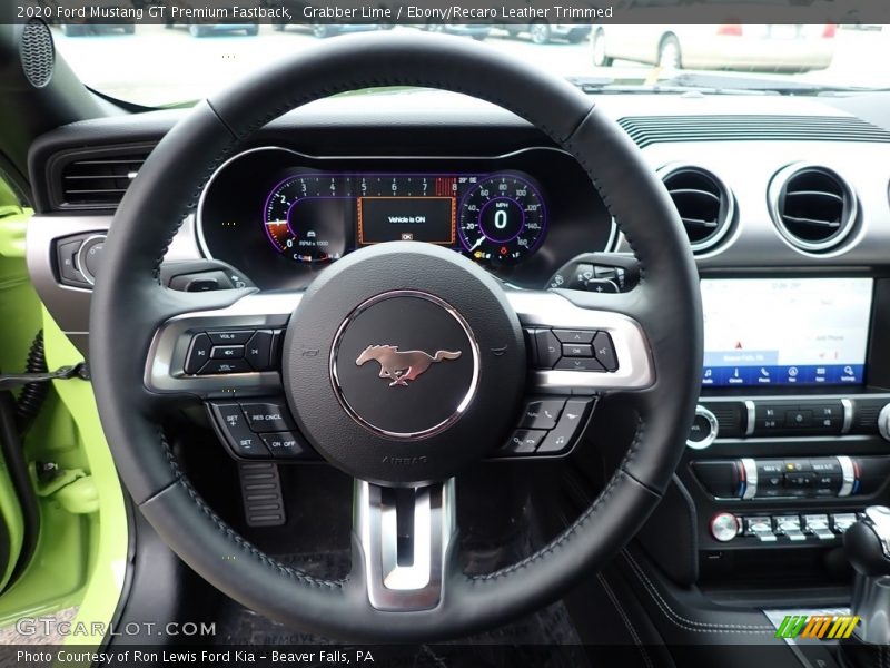  2020 Mustang GT Premium Fastback Steering Wheel