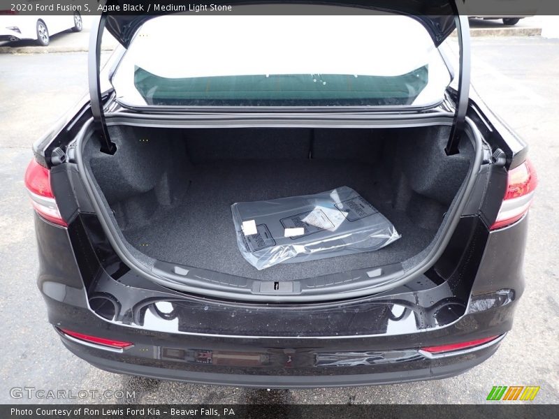 Agate Black / Medium Light Stone 2020 Ford Fusion S