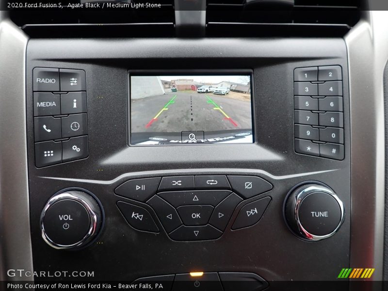 Agate Black / Medium Light Stone 2020 Ford Fusion S