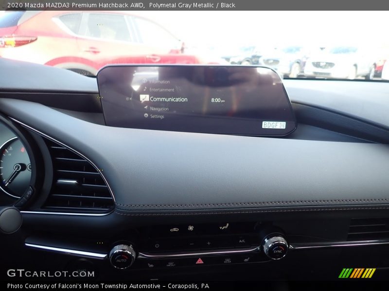Polymetal Gray Metallic / Black 2020 Mazda MAZDA3 Premium Hatchback AWD