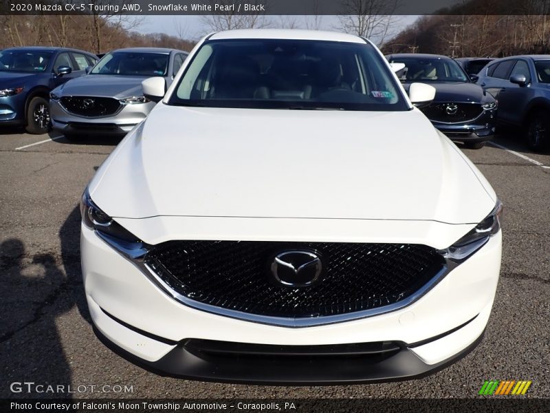 Snowflake White Pearl / Black 2020 Mazda CX-5 Touring AWD