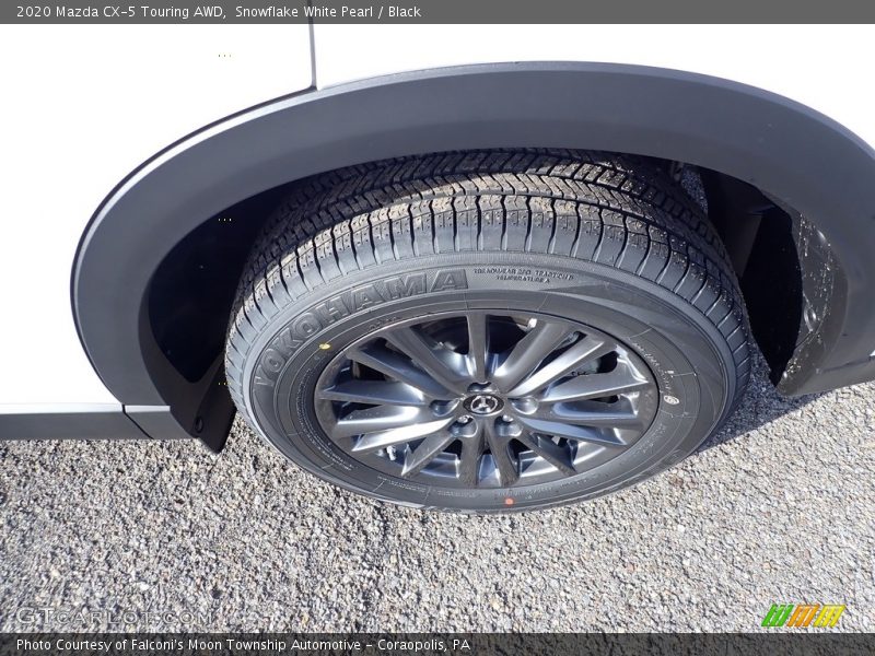 Snowflake White Pearl / Black 2020 Mazda CX-5 Touring AWD