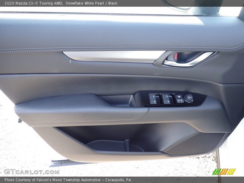 Snowflake White Pearl / Black 2020 Mazda CX-5 Touring AWD