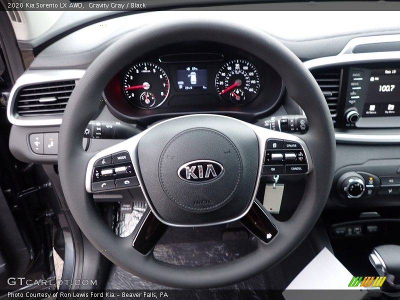 Gravity Gray / Black 2020 Kia Sorento LX AWD
