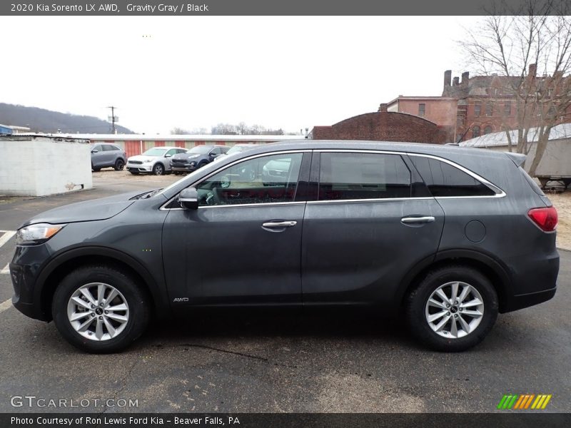 Gravity Gray / Black 2020 Kia Sorento LX AWD
