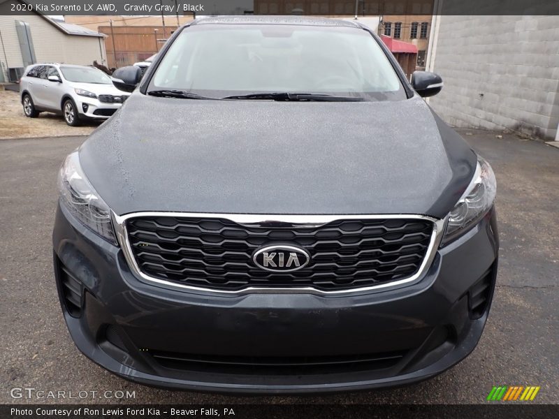 Gravity Gray / Black 2020 Kia Sorento LX AWD