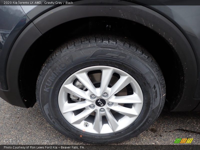 Gravity Gray / Black 2020 Kia Sorento LX AWD