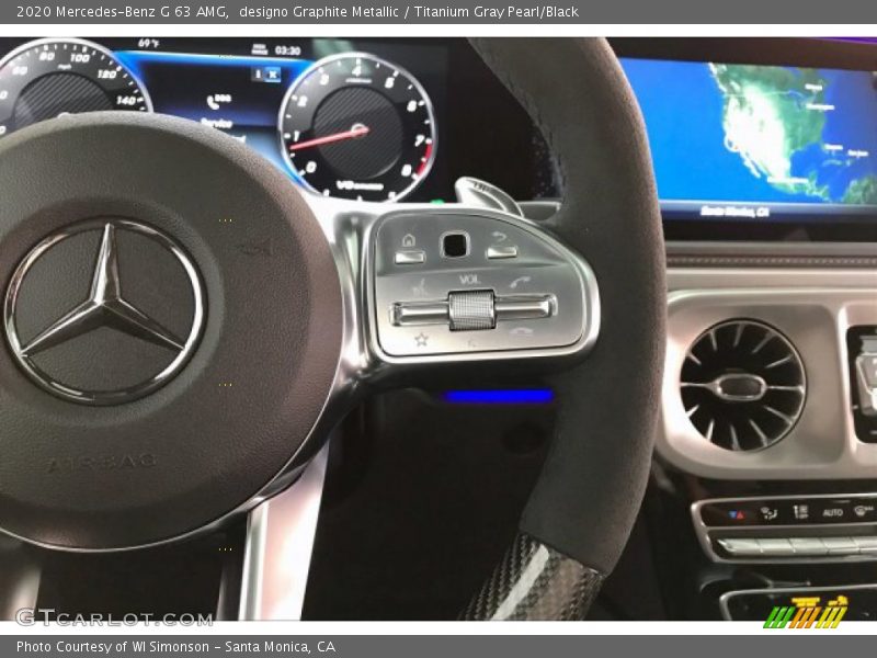 designo Graphite Metallic / Titanium Gray Pearl/Black 2020 Mercedes-Benz G 63 AMG