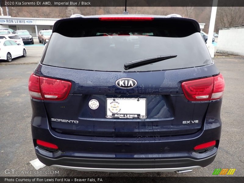 Imperial Blue / Black 2020 Kia Sorento EX AWD