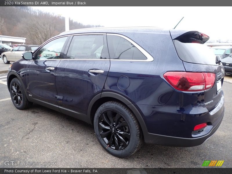 Imperial Blue / Black 2020 Kia Sorento EX AWD