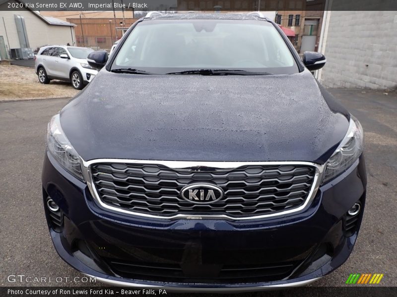 Imperial Blue / Black 2020 Kia Sorento EX AWD