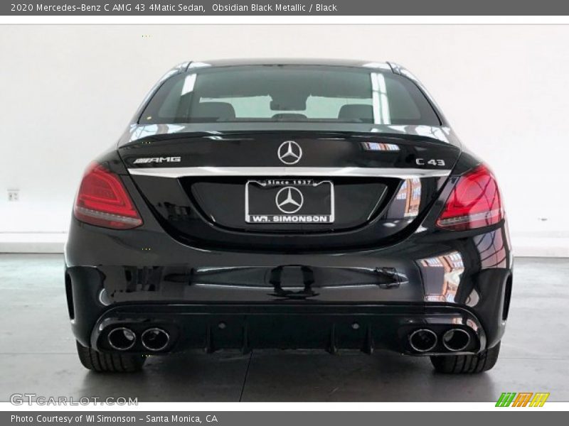 Obsidian Black Metallic / Black 2020 Mercedes-Benz C AMG 43 4Matic Sedan