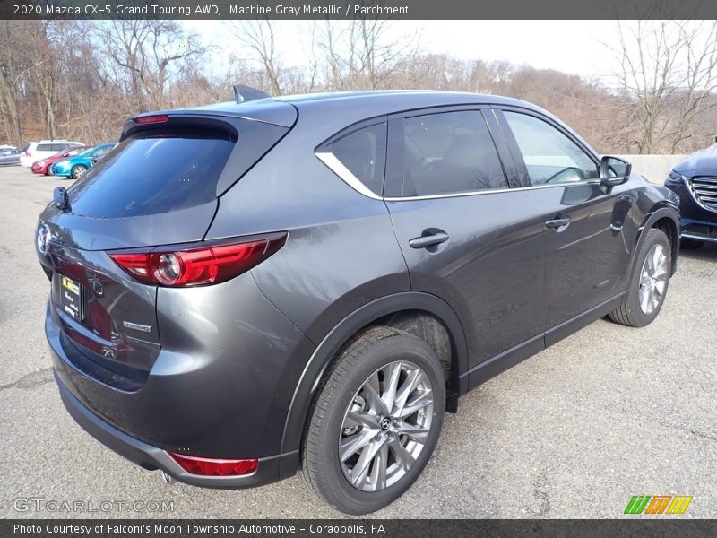 Machine Gray Metallic / Parchment 2020 Mazda CX-5 Grand Touring AWD