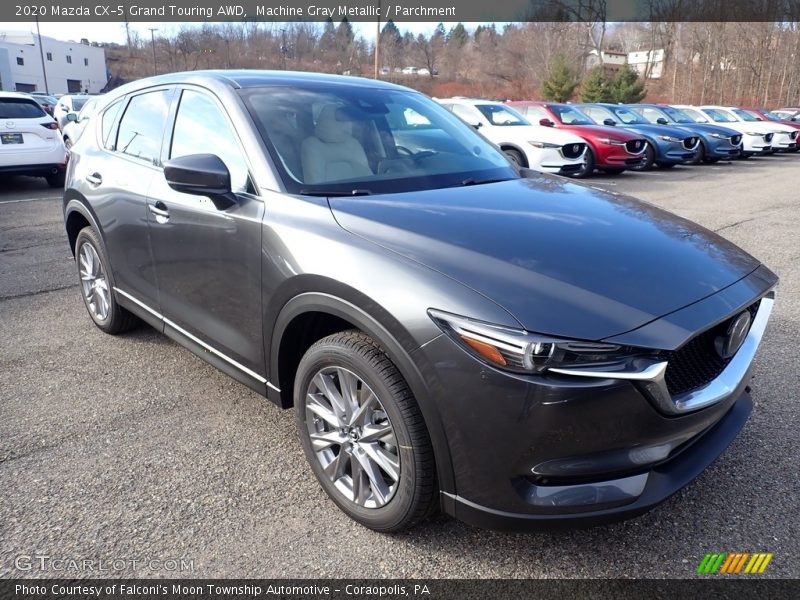 Machine Gray Metallic / Parchment 2020 Mazda CX-5 Grand Touring AWD