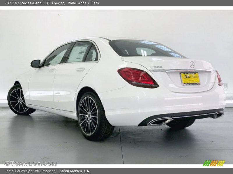 Polar White / Black 2020 Mercedes-Benz C 300 Sedan