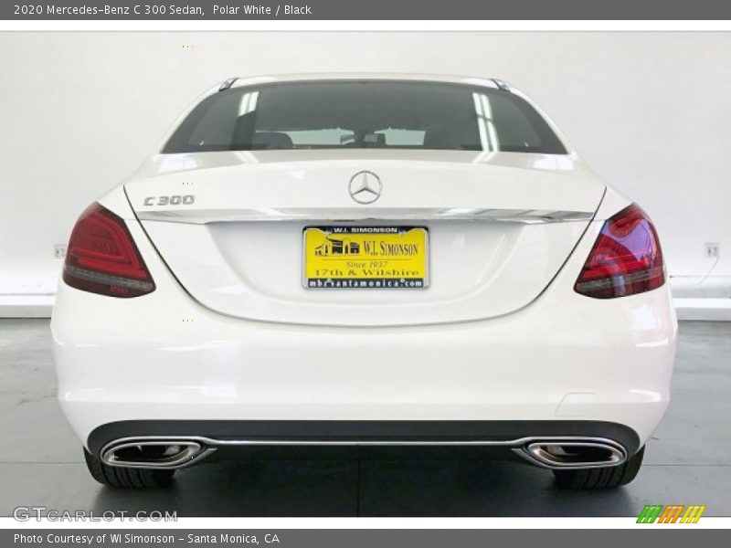 Polar White / Black 2020 Mercedes-Benz C 300 Sedan