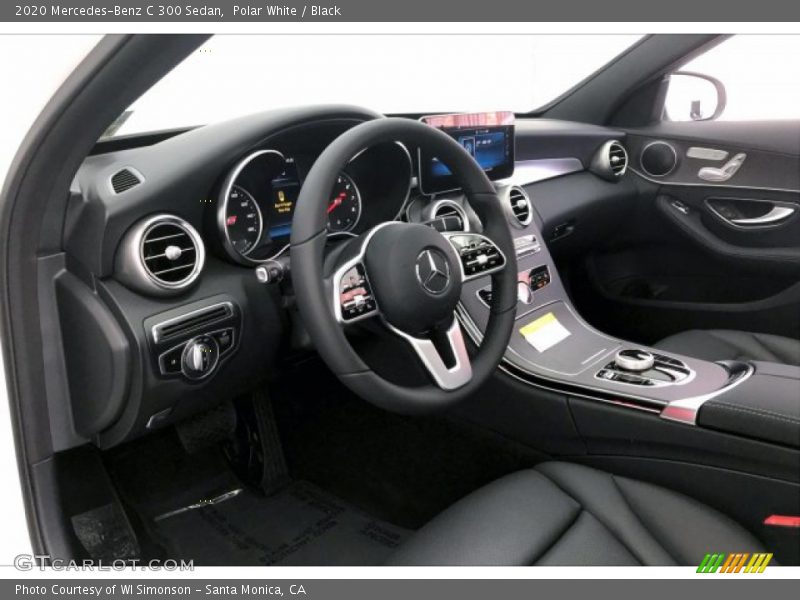 Polar White / Black 2020 Mercedes-Benz C 300 Sedan