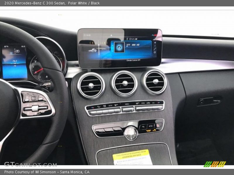 Polar White / Black 2020 Mercedes-Benz C 300 Sedan