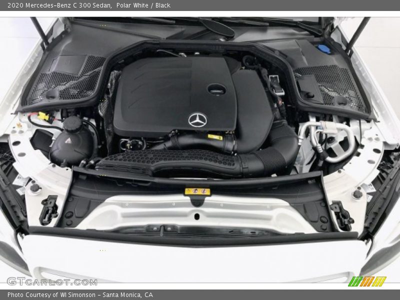 Polar White / Black 2020 Mercedes-Benz C 300 Sedan