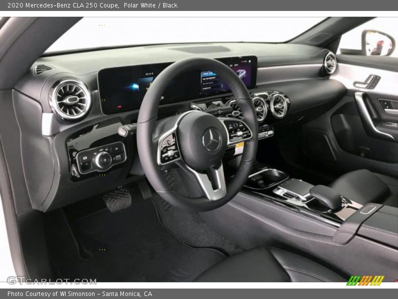 Polar White / Black 2020 Mercedes-Benz CLA 250 Coupe