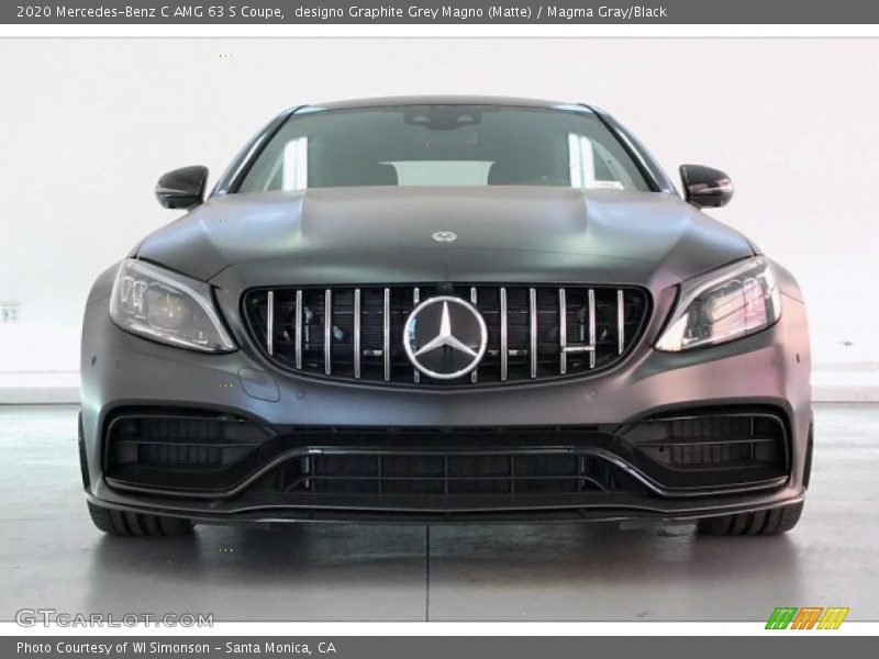 designo Graphite Grey Magno (Matte) / Magma Gray/Black 2020 Mercedes-Benz C AMG 63 S Coupe