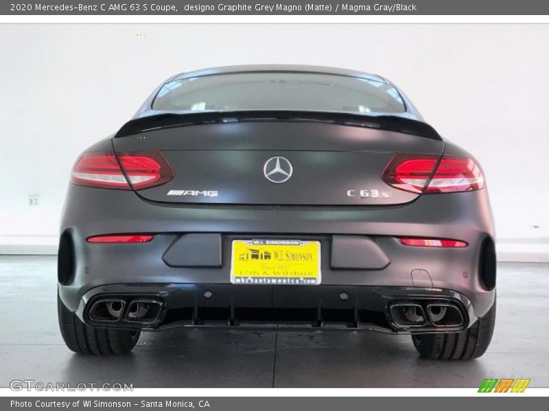 designo Graphite Grey Magno (Matte) / Magma Gray/Black 2020 Mercedes-Benz C AMG 63 S Coupe