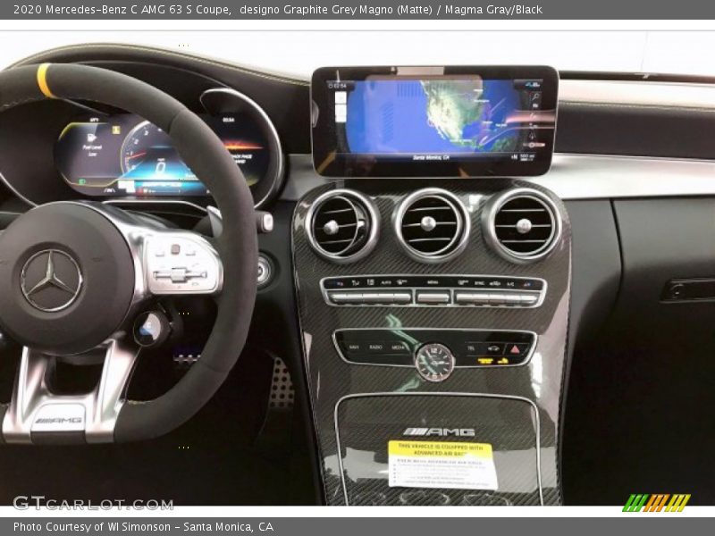 designo Graphite Grey Magno (Matte) / Magma Gray/Black 2020 Mercedes-Benz C AMG 63 S Coupe