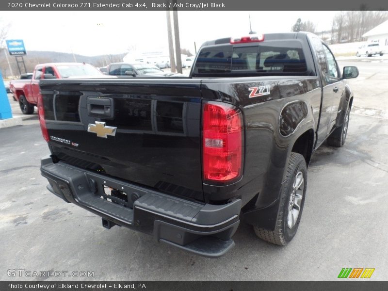 Black / Ash Gray/Jet Black 2020 Chevrolet Colorado Z71 Extended Cab 4x4