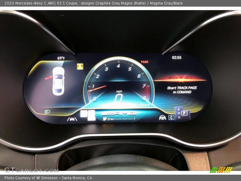  2020 C AMG 63 S Coupe AMG 63 S Coupe Gauges