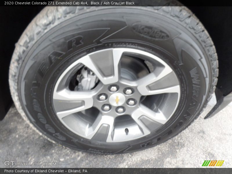 Black / Ash Gray/Jet Black 2020 Chevrolet Colorado Z71 Extended Cab 4x4