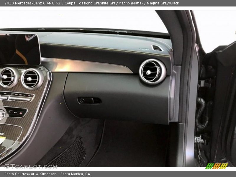 designo Graphite Grey Magno (Matte) / Magma Gray/Black 2020 Mercedes-Benz C AMG 63 S Coupe