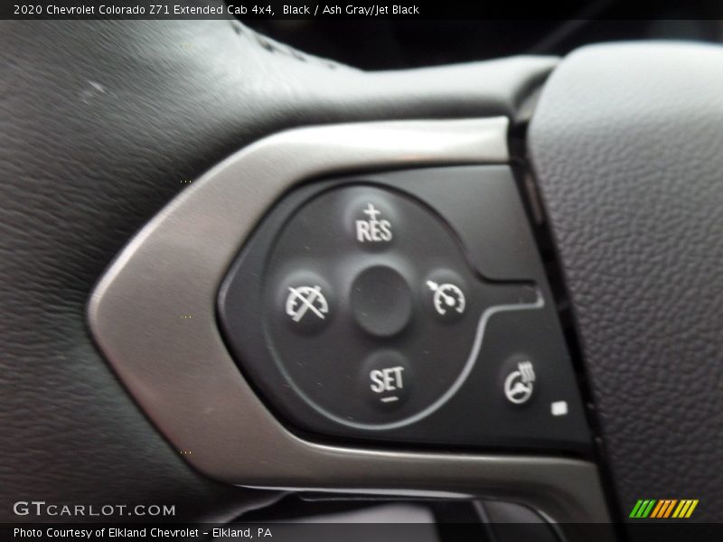 Black / Ash Gray/Jet Black 2020 Chevrolet Colorado Z71 Extended Cab 4x4