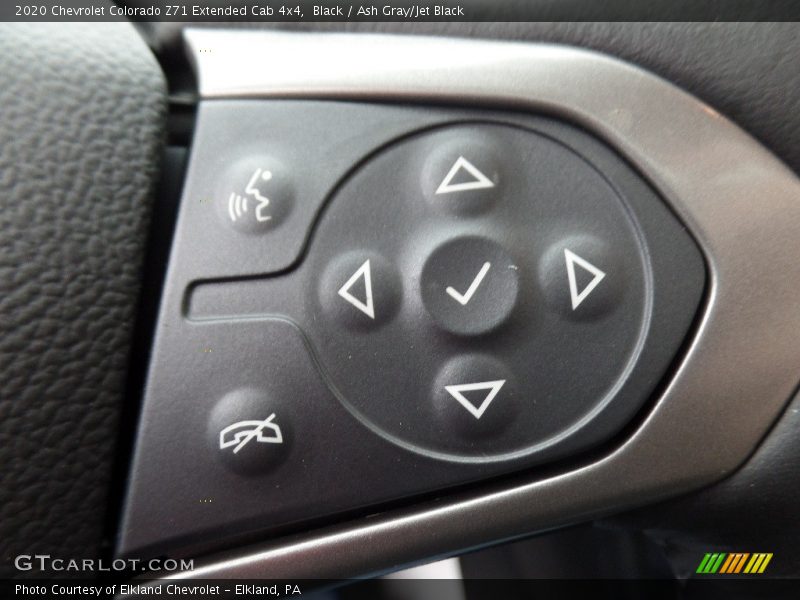 Black / Ash Gray/Jet Black 2020 Chevrolet Colorado Z71 Extended Cab 4x4