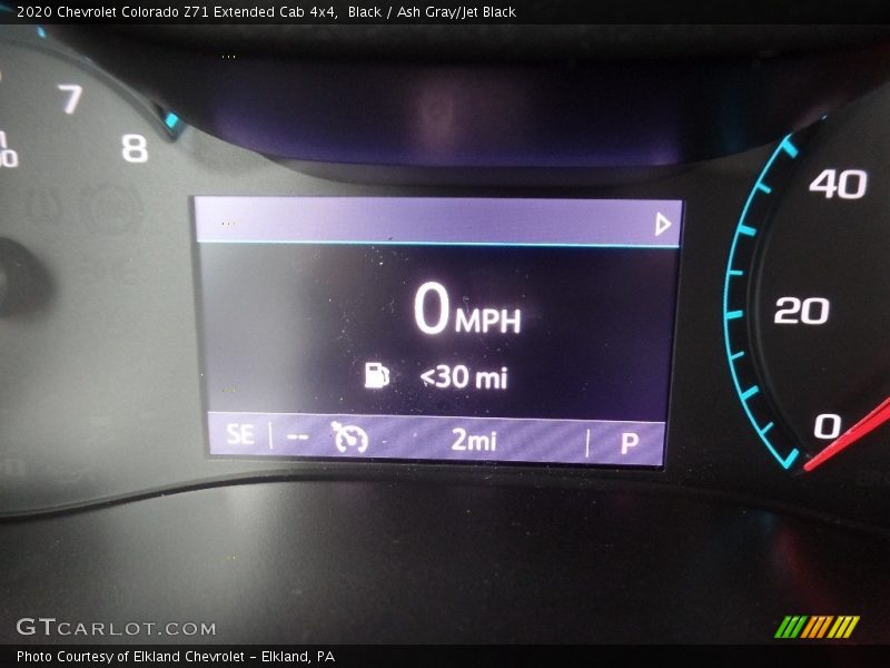 Black / Ash Gray/Jet Black 2020 Chevrolet Colorado Z71 Extended Cab 4x4