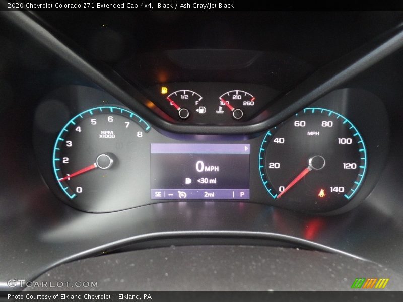 Black / Ash Gray/Jet Black 2020 Chevrolet Colorado Z71 Extended Cab 4x4