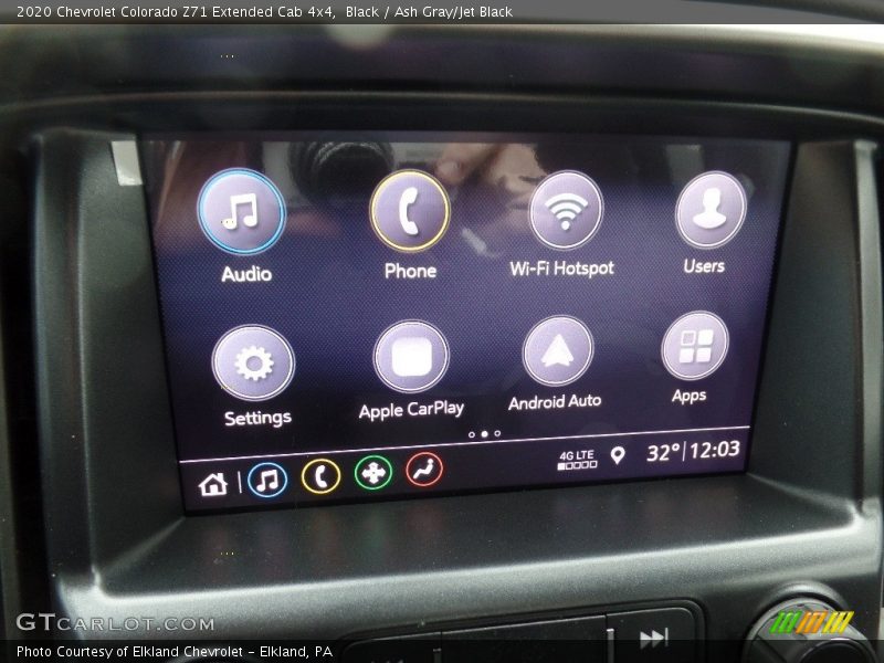 Black / Ash Gray/Jet Black 2020 Chevrolet Colorado Z71 Extended Cab 4x4