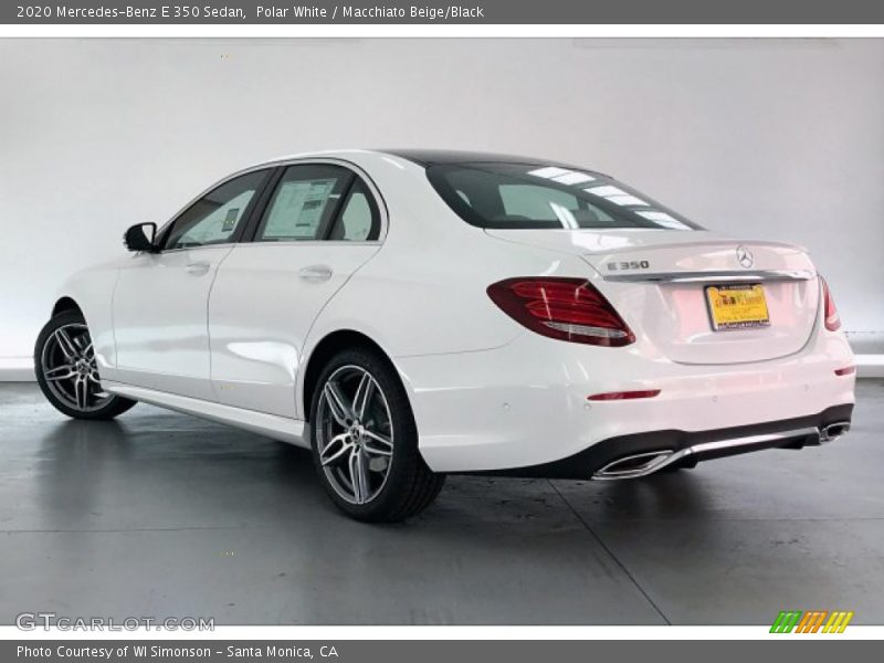 Polar White / Macchiato Beige/Black 2020 Mercedes-Benz E 350 Sedan